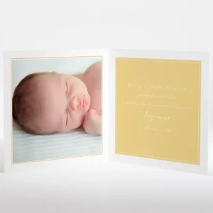 Faire-part de naissance Fil a linge chic Fille*Faire-part Elégant Best