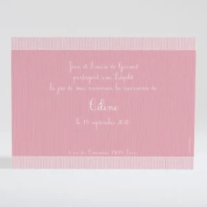 Faire-part de naissance Fine cordelette*Faire-part Elégant Clearance