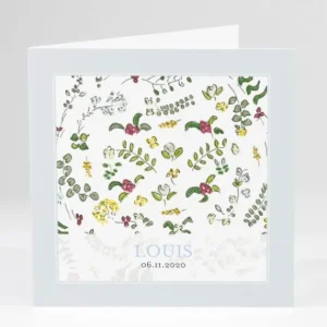Faire-part de naissance Floraison*Faire-part Elégant Discount