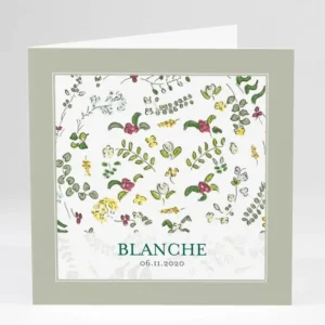 Faire-part de naissance Floraison*Faire-part Elégant Discount
