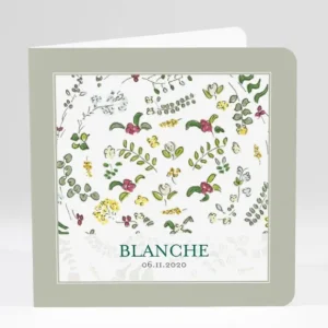 Faire-part de naissance Floraison*Faire-part Elégant Discount