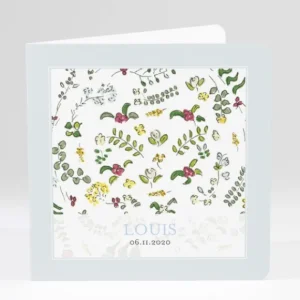 Faire-part de naissance Floraison*Faire-part Elégant Discount