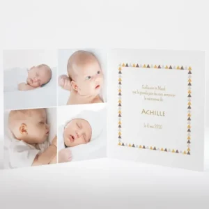 Faire-part de naissance Flamant rose chic*Faire-part Elégant Best