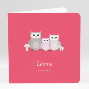 Faire-part de naissance Foret*Faire-part Elégant Sale