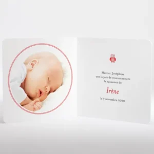 Faire-part de naissance Foret*Faire-part Elégant Sale