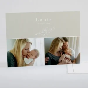 Faire-part de naissance Fraicheur*Faire-part Elégant Sale