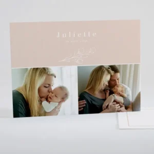 Faire-part de naissance Fraicheur*Faire-part Elégant Sale