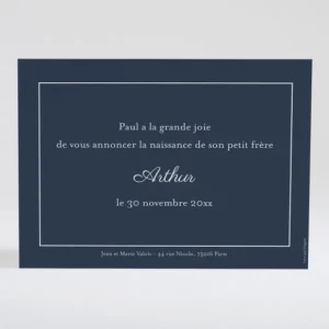 Faire-part de naissance Geometrique*Faire-part Elégant Sale