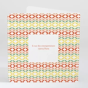 Faire-part de naissance Geometrie*Faire-part Elégant Online