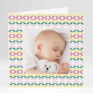 Faire-part de naissance Geometrie*Faire-part Elégant Online