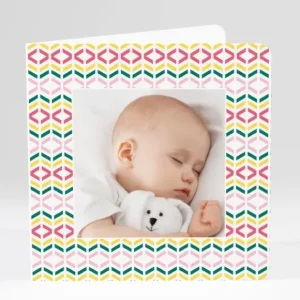Faire-part de naissance Geometrie*Faire-part Elégant Online