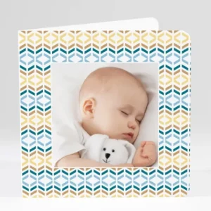 Faire-part de naissance Geometrie*Faire-part Elégant Online