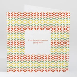 Faire-part de naissance Geometrie*Faire-part Elégant Online