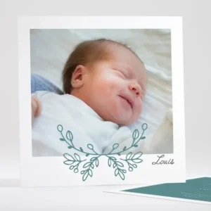 Faire-part de naissance Graminees*Faire-part Elégant Outlet