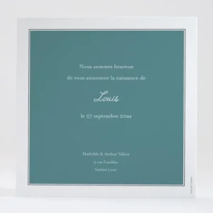Faire-part de naissance Graminees*Faire-part Elégant Outlet