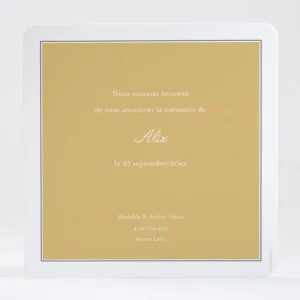 Faire-part de naissance Graminees*Faire-part Elégant Outlet