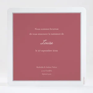 Faire-part de naissance Graminees*Faire-part Elégant Outlet