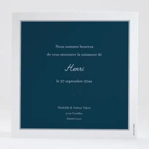 Faire-part de naissance Graminees*Faire-part Elégant Outlet