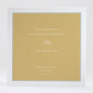 Faire-part de naissance Graminees*Faire-part Elégant Outlet
