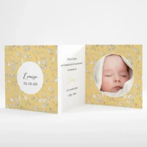 Faire-part de naissance Guirlande de liberty*Faire-part Elégant Hot