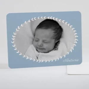Faire-part de naissance Guirlande photo*Faire-part Elégant Hot