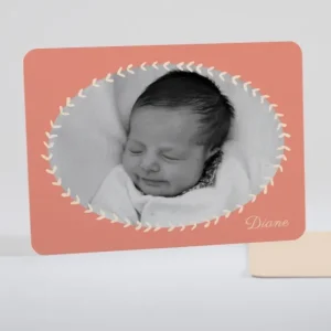 Faire-part de naissance Guirlande photo*Faire-part Elégant Hot