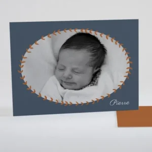 Faire-part de naissance Guirlande photo*Faire-part Elégant Hot