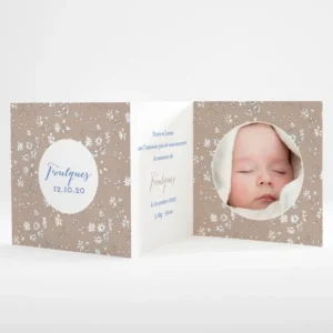 Faire-part de naissance Guirlande de liberty*Faire-part Elégant Hot