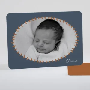 Faire-part de naissance Guirlande photo*Faire-part Elégant Hot