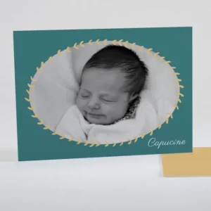 Faire-part de naissance Guirlande photo*Faire-part Elégant Hot