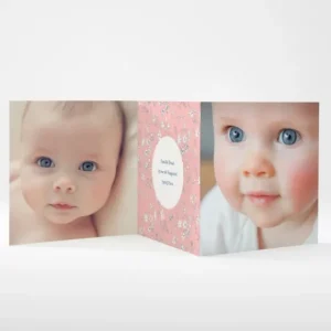 Faire-part de naissance Guirlande de liberty*Faire-part Elégant Hot