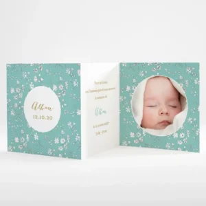 Faire-part de naissance Guirlande de liberty*Faire-part Elégant Hot
