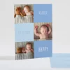 Faire-part de naissance Happy photos*Faire-part Elégant Sale