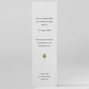 Faire-part de naissance Inspiration*Faire-part Elégant Outlet