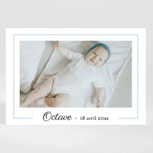 Faire-part de naissance Inclination*Faire-part Elégant Hot