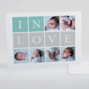 Faire-part de naissance In love*Faire-part Elégant Clearance