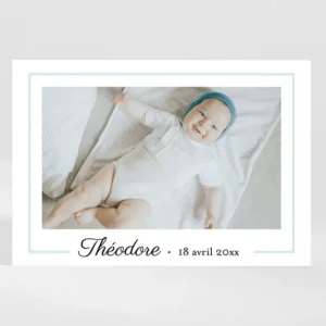 Faire-part de naissance Inclination*Faire-part Elégant Hot