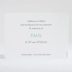 Faire-part de naissance In love*Faire-part Elégant Clearance