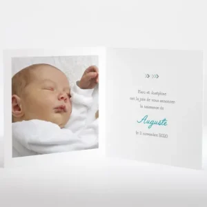 Faire-part de naissance Indien*Faire-part Elégant Clearance