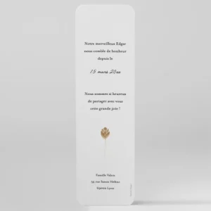 Faire-part de naissance Inspiration*Faire-part Elégant Outlet