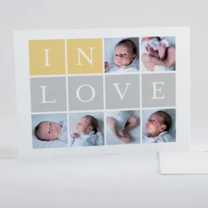 Faire-part de naissance In love*Faire-part Elégant Clearance