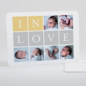 Faire-part de naissance In love*Faire-part Elégant Clearance