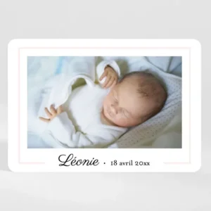 Faire-part de naissance Inclination*Faire-part Elégant Hot