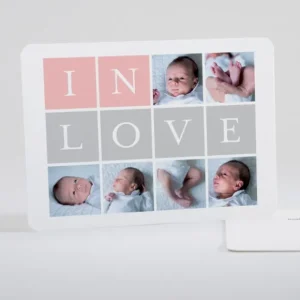 Faire-part de naissance In love*Faire-part Elégant Clearance