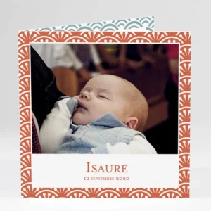 Faire-part de naissance Japonais*Faire-part Elégant Best