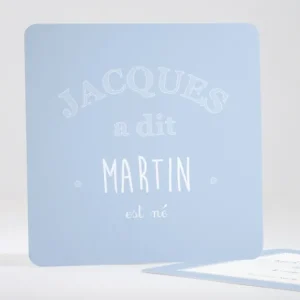 Faire-part de naissance Jacques a dit*Faire-part Elégant New