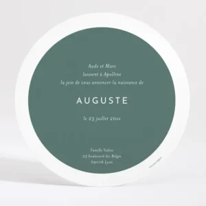 Faire-part de naissance Jardin fleuri*Faire-part Elégant Discount