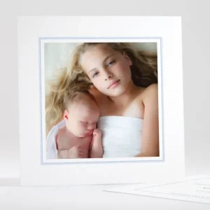 Faire-part de naissance Jolies poupees simple*Faire-part Elégant Online