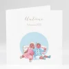 Faire-part de naissance Jolies poupees livret*Faire-part Elégant Fashion