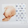 Faire-part de naissance Jolies pastilles coeurs*Faire-part Elégant Clearance